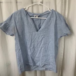 Madewell Cotton size XS light blue top